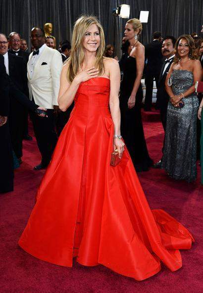 Fashion star, evening dresses of the actress Jennifer Aniston ...